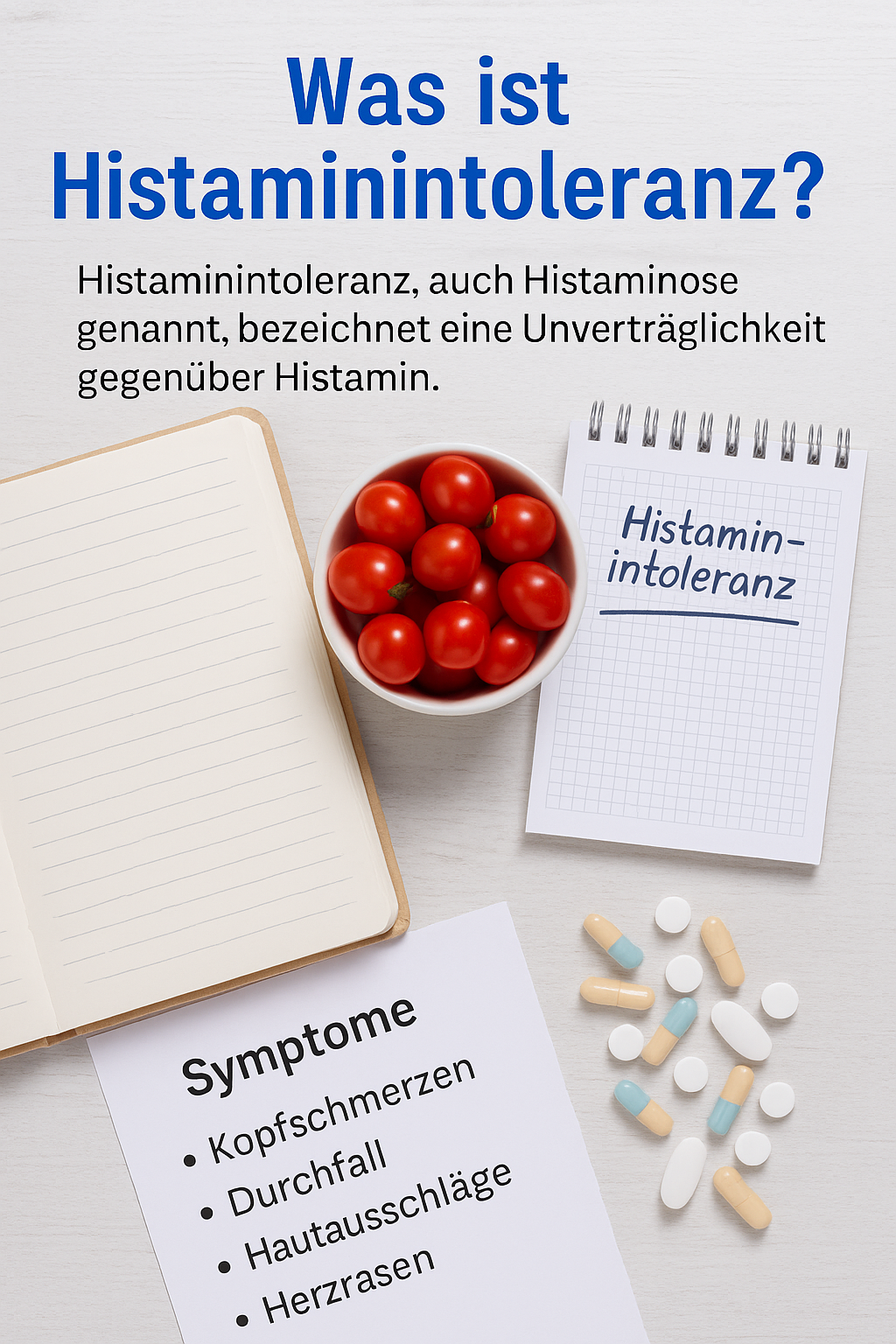 Was ist Histaminintoleranz? Ursachen, Symptome & Lebensmittel-Liste (2025)